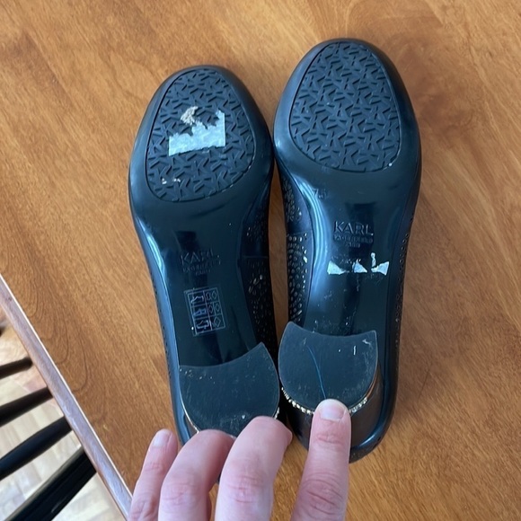 ⭐️ Host Pick! ⭐️ Black Karl Lagerfeld pumps - Picture 8 of 10